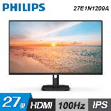 【Philips 飛利浦】27E1N1200A 27型 IPS FHD 100Hz 窄邊框螢幕