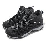 Merrell 登山鞋 Alvenrstone 2 Mid GTX 女鞋 黑 Gore-Tex 戶外 防水 襪套式 ML037040