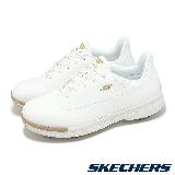 Skechers 高爾夫球鞋 Go Golf Jasmine 2 女鞋 白 金 防水鞋面 皮革 抓地 運動鞋 123127WGD