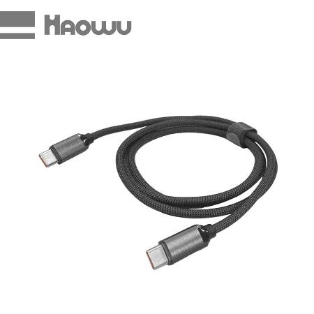 【HAOWU】USB C TO C 100W 極速晶鑽快充線-2M