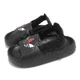 adidas 涼鞋 adiFom Adilette C 中童 黑 魔鬼氈 可拆式 緩衝 小朋友 休閒鞋 愛迪達 JP5526