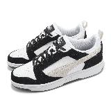Puma 休閒鞋 Rebound V6 Low SD 男鞋 女鞋 白 黑 復古 情侶鞋 40226201