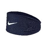 Nike 頭帶 Fury Classic 藍 寬版 速乾 矽膠條 止滑 運動 健身 髮帶 N101295347-3OS