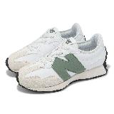 New Balance 休閒鞋 327 中童 寬楦 白 綠 透氣 緩衝 魔鬼氈 小朋友 運動鞋 NB PH327SJ-W