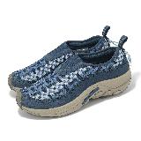 Merrell 休閒鞋 Jungle Moc EVO Woven SE 1TRL 男鞋 藍 編織 懶人鞋 ML006939