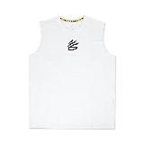Under Armour UA 寬肩背心 Curry SLVS 白 男款 無袖 運動上衣 健身 1390352100