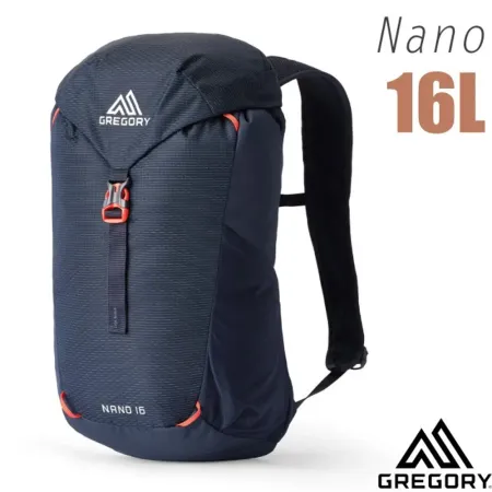 【GREGORY】NANO 16L 多功能休閒後背包.雙肩背包.水袋背包.登山健行背包/153056-8885 火花藍