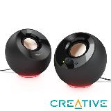 【CREATIVE】Pebble SE USB RGB 桌上型喇叭《黑色》