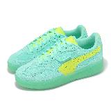 Puma 休閒鞋 Palermo Moda Xtra Wns 女鞋 藍 綠 麂皮 復古 厚底 德訓鞋 39853402