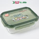 Snapware 康寧史努比玻璃保鮮盒1090ml 保鮮盒 玻璃【愛買】
