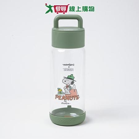 Snapware 康寧史努比提把隨行玻璃杯710ml