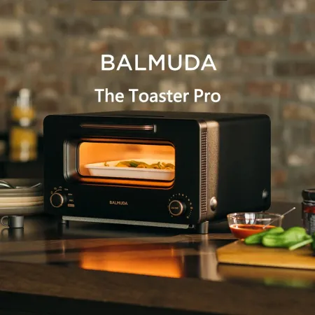 【BALMUDA】The Toaster Pro 蒸氣烤麵包機 專業版 K11C-SE-BK (黑/古銅)