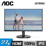 【企採】AOC Q27B3S2 27型 100Hz窄邊框廣視角螢幕-28臺