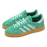 adidas 休閒鞋 Handball Spezial W 女鞋 綠 藍 膠底 德訓鞋 復古 愛迪達 JS2908