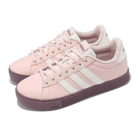 adidas 休閒鞋 Daily 4 男鞋 女鞋 粉紅 紫 復古 皮革 愛迪達 JR0080