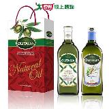 Olitalia 奧利塔 特級初榨橄欖油1000ml+玄米油1000ml禮盒組 DOLEE1443【愛買】