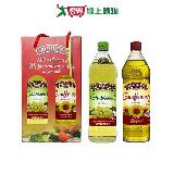 百格仕 西班牙原裝進口葡萄籽油1L+100%純天然葵花油1L禮盒 DOLEE1421【愛買】