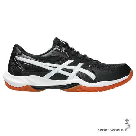 Asics 亞瑟士 排球鞋 男鞋 女鞋 2E寬楦 GEL-ROCKET 12 黑白 1073A081-001