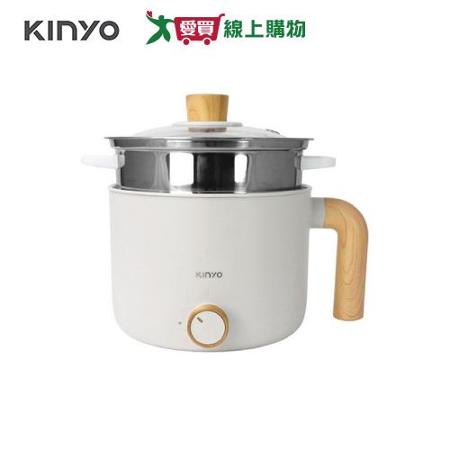 KINYO 陶瓷蒸煮美食鍋 珍珠白 FP-0965