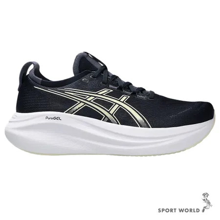 Asics 亞瑟士 慢跑鞋 男鞋 緩衝 GEL-NIMBUS 27 深藍 1011B958-403