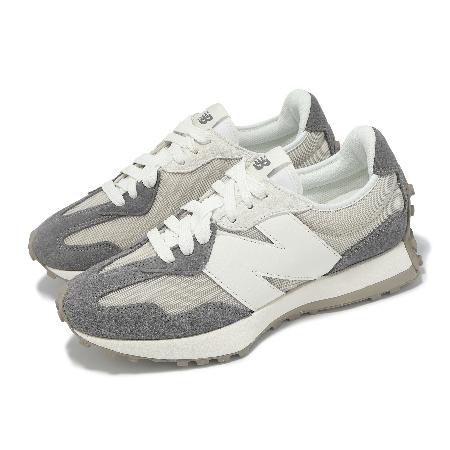 New Balance 休閒鞋 327 男鞋 女鞋 灰 白 復古 麂皮 情侶鞋 NB U327LND-D
