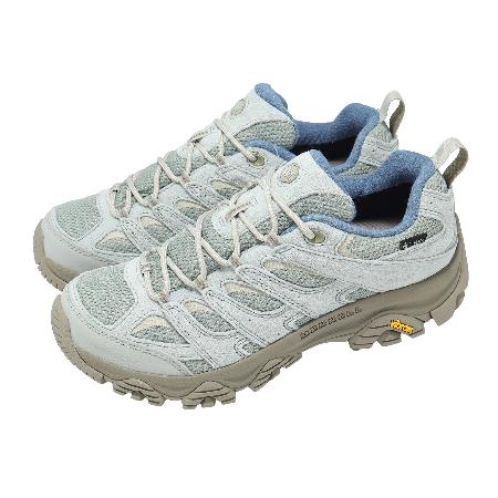 Merrell 戶外鞋 Moab 3 GTX 男鞋 水洗藍 防水 黃金大底 襪套式 機能 越野 ML066067