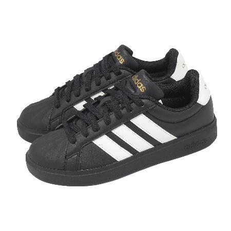 adidas 休閒鞋 Streettalk 男鞋 女鞋 黑 白 復古 皮革 愛迪達 JP8276