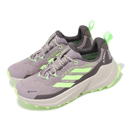 adidas 越野跑鞋 Terrex Trailmaker 2 GTX 女鞋 紫灰 綠 防水 緩震 郊山 愛迪達 IE5157
