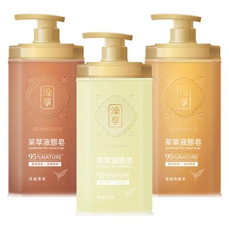 澡享茶萃液態皂800g(淨謐黑茶/絲絨白茶/蜜韻烏龍茶)