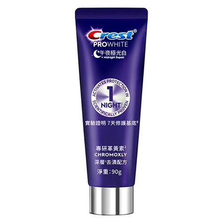 CREST午夜極光白深層去漬牙膏90g