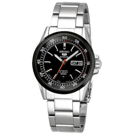 SEIKO 復古5號機械腕錶(IP黑框)