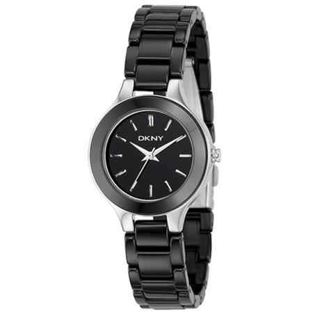 【DKNY】 陶瓷腕錶(黑)