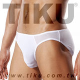 TIKU 梯酷 ~ 呼吸款-白 超彈透氣三角內褲 (WP1721)