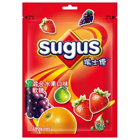 Sugusç'žå£«ç³– æ··åˆæ°´æžœå£å'³240g Fridayè³¼ç‰©
