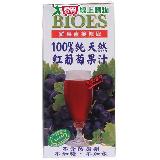 囍瑞BIOES100%純天然紅葡萄果汁1L