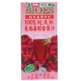 囍瑞BIOES100%純天然蔓越莓綜合果汁1000ml