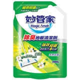 妙管家地板清潔劑補充包(天然花香)2000g
