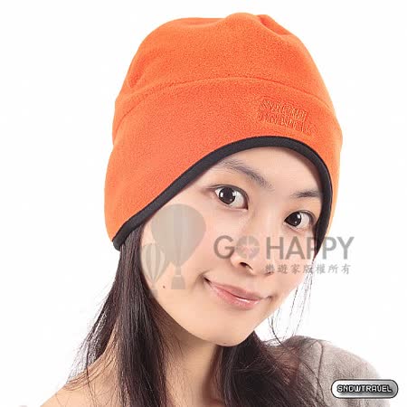 SNOWTRAVEL WINDBLOC防風保暖遮耳帽(橘色)