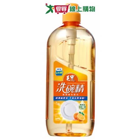 毛寶柑橘洗碗精1000g按壓瓶