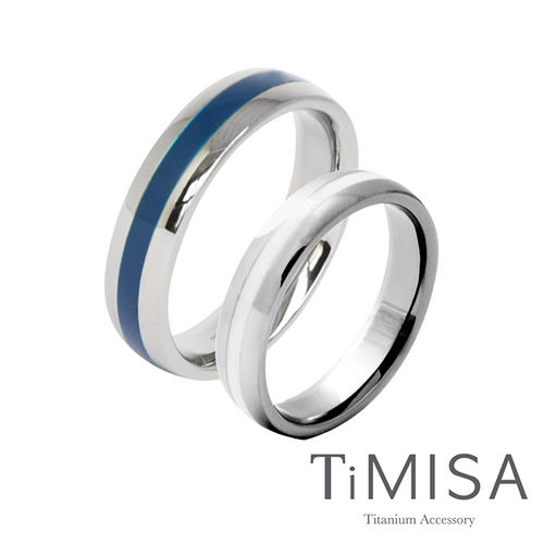 【TiMISA】真愛宣言 純鈦對戒(共3色)