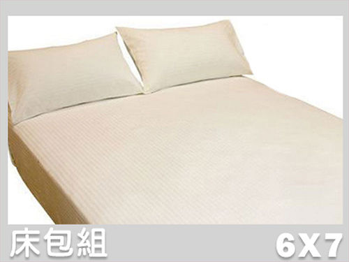 【名流精品寢具生活館】5星級旅館專用.特大雙人床包.260條紗.全程臺灣製造 6x7