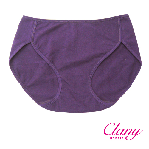 【可蘭霓Clany】有機棉高衩三角M-XL內褲 (華麗紫 5367-93)