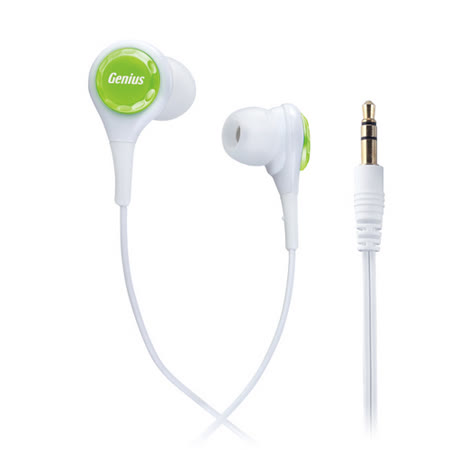 Genius GHP-240X 抗噪密閉型內耳式耳機(綠森林)
