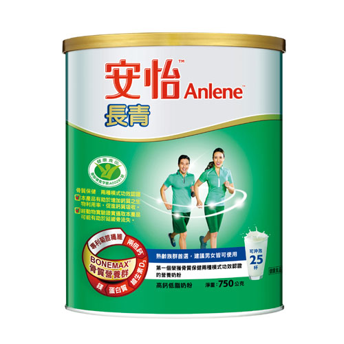 安怡長青高鈣奶粉750g