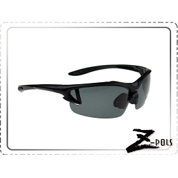 【視鼎Z-POLS 極緻顛峰系列消光霧面帥黑款】搭載美國寶麗來頂級100%偏光運動款太陽眼鏡，全新上市!