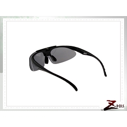 【視鼎Z-POLS三代進化式可掀系列款 】強化型霧面黑多功能抗UV頂級運動眼鏡，加碼贈偏光鏡！