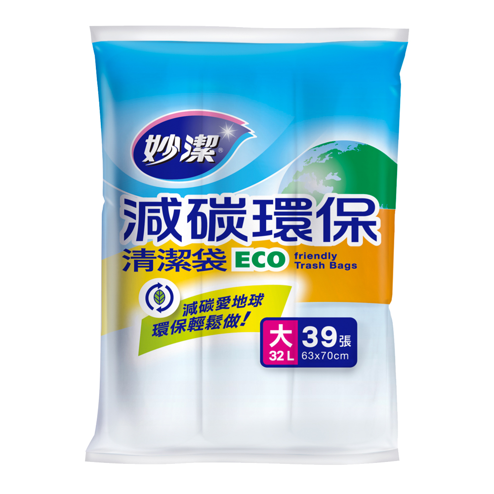 【妙潔】減碳環保清潔袋(L)39張