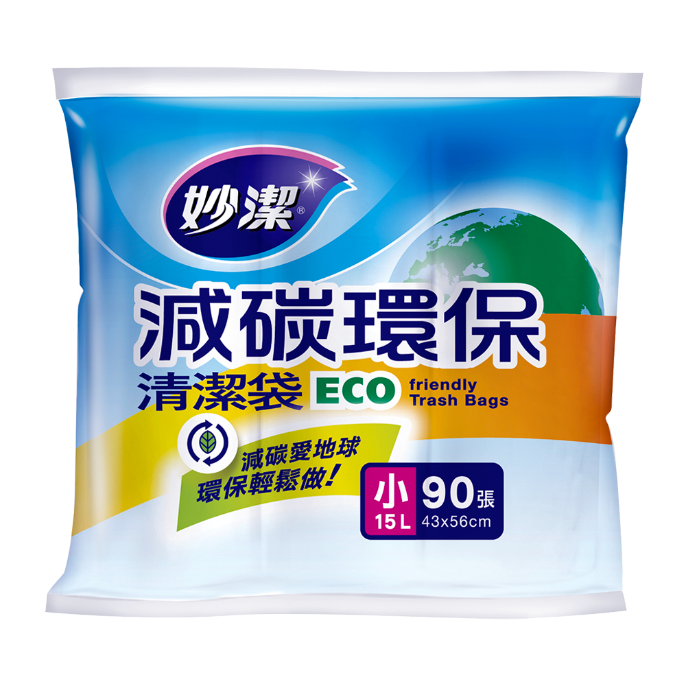 【妙潔】減碳環保清潔袋(S)90張