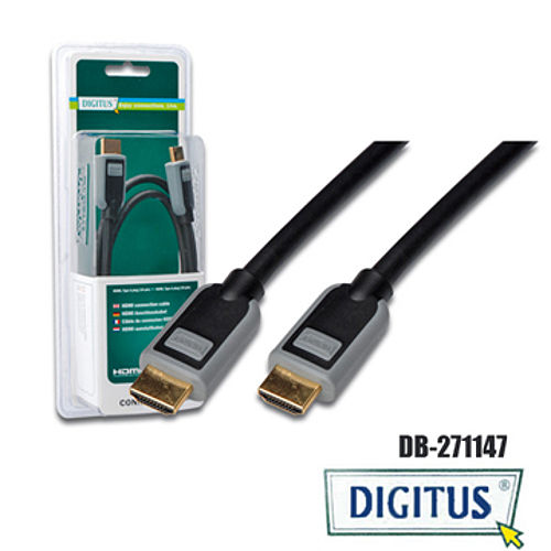 曜兆DIGITUS HDMI 1.4 頂級品牌鍍金頭線1.00m