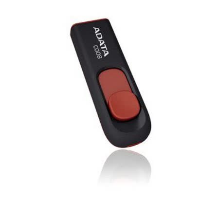 威剛 ADATA C008 16GB 日系簡約 滑動式隨身碟 -黑色